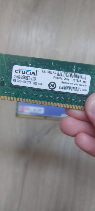 Memoria RAM DDR3 4GB + 2GB 1600MHz