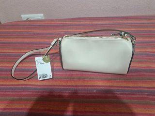Bolso H&M blanco roto