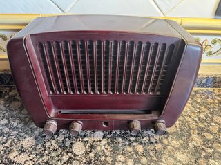 Radio Philips BE-321-A Marrón