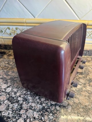 Radio Philips BE-321-A Marrón