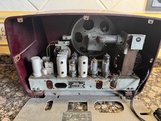 Radio Philips BE-321-A Marrón
