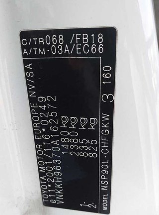 Toyota 301744 llanta 5.5jx15chet45 yaris live
