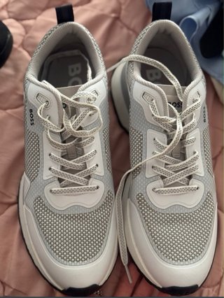 Zapatillas HUGO BOSS Hombre Blancas y Grises