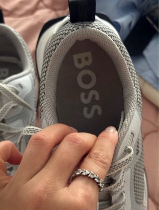 Zapatillas HUGO BOSS Hombre Blancas y Grises