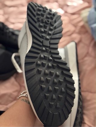 Zapatillas HUGO BOSS Hombre Blancas y Grises