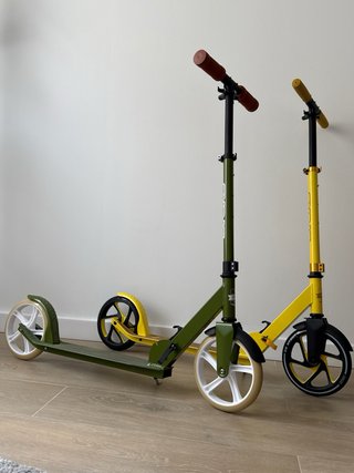 Scooter Plegable Commuter Story Urban GO! amarillo