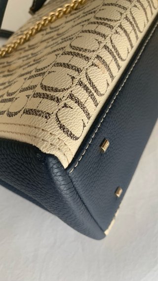 Bolso CH Beige y azul marino Caracas