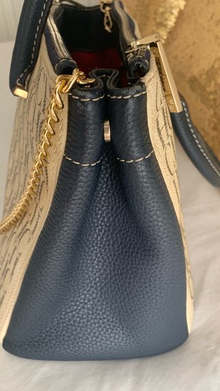 Bolso CH Beige y azul marino Caracas