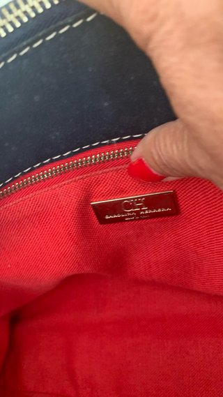 Bolso CH Beige y azul marino Caracas