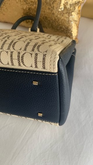 Bolso CH Beige y azul marino Caracas
