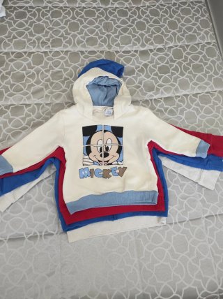 Lote Sudaderas Mickey Bebé 12-36 Meses