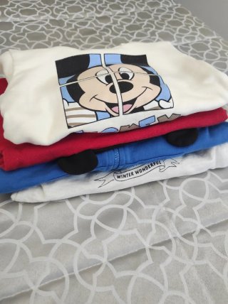 Lote Sudaderas Mickey Bebé 12-36 Meses