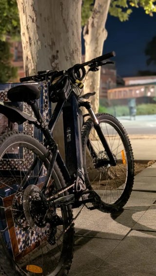 Bicicleta Eléctrica Montaña Azul