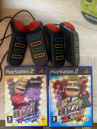 Buzz! PlayStation 2 + 2 Juegos