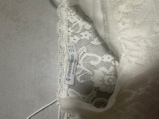 Top tirantes encaje Stradivarius blanco