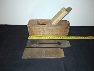 Cepillo carpintero madera + 2 cuchillas