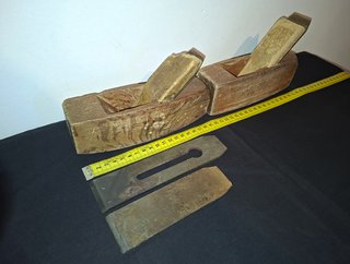 2 Cepillos de carpintero + 2 cuchillas