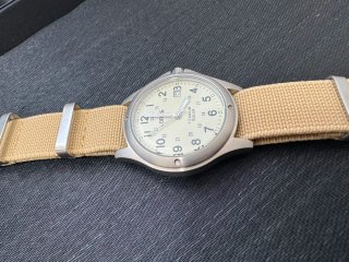Reloj Lorus Titanium Beige/Plata