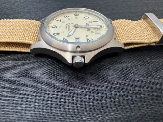 Reloj Lorus Titanium Beige/Plata