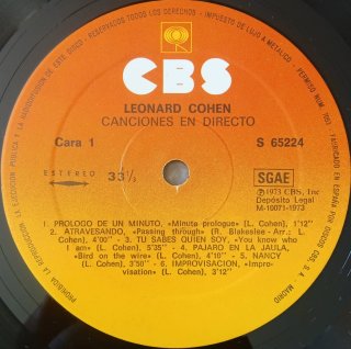 Disco Leonard Cohen