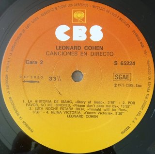 Disco Leonard Cohen