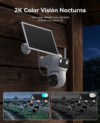 Cámara 4G Exterior Solar con Tarjeta SIM