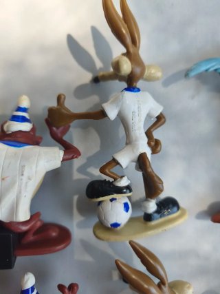 Lote Figuras Looney Tunes Real Madrid Vintage