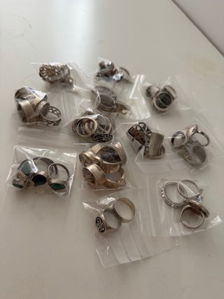 Lote Anillos Plata 925