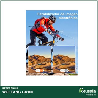 WOLFANG GA100 cámara deportiva 4K sumergible