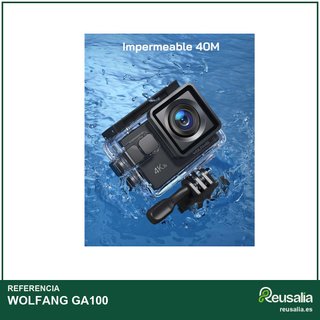 WOLFANG GA100 cámara deportiva 4K sumergible