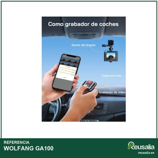 WOLFANG GA100 cámara deportiva 4K sumergible