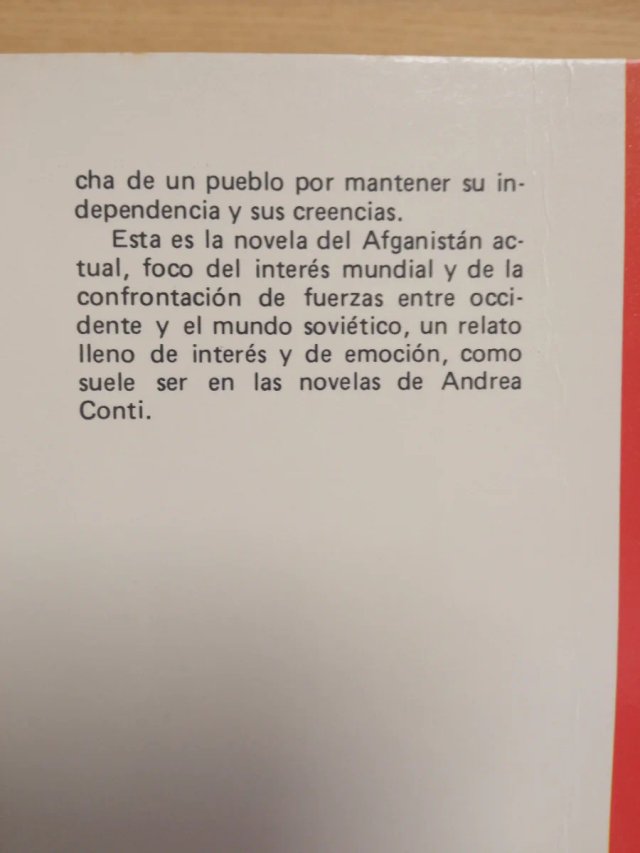 Amanecer rojo en Afganistán Andrea Conti 1980