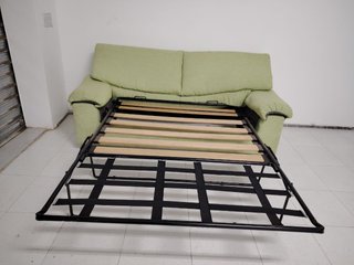 Sofá Cama 2 Plazas Tela Verde
