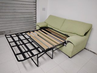 Sofá Cama 2 Plazas Tela Verde