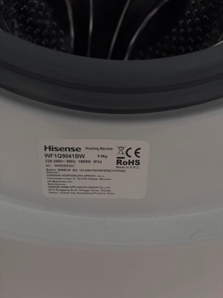 Lavadora Hisense 9kg 1400 rpm