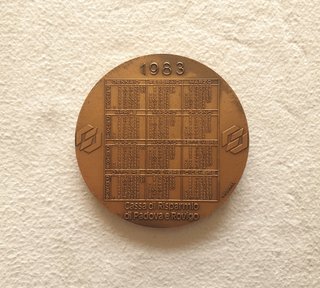 Medaglia commemorativa Cassa di Risparmio 1983
