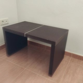 Dos Mesitas de noche/dormitorio marrón