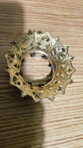 Corona Niño Jesús Plata Siglo XIX
