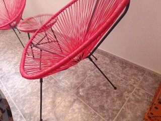 Juego Terraza: 2 Sillones y Mesa