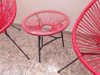 Juego Terraza: 2 Sillones y Mesa