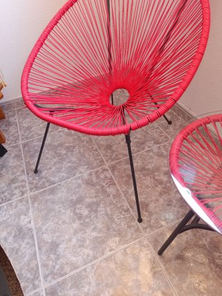 Juego Terraza: 2 Sillones y Mesa