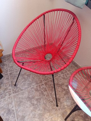 Juego Terraza: 2 Sillones y Mesa