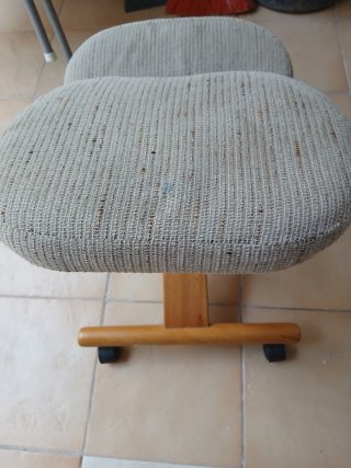 Silla Ergonómica Escritorio Madera Tela