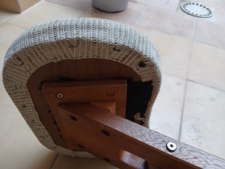 Silla Ergonómica Escritorio Madera Tela