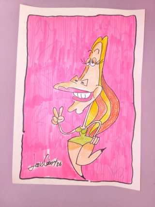 Caricatura estilo dibujo animado