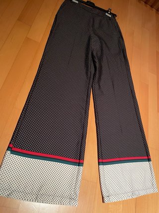 Pantaloni palazzo a  pois tg. M Vicolo
