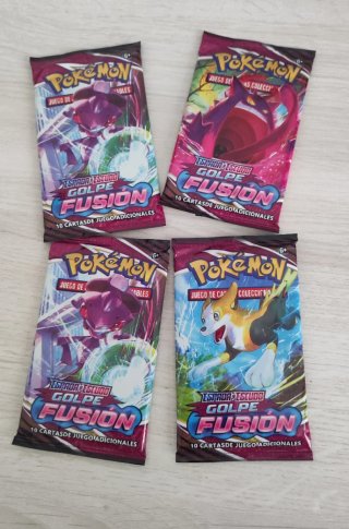 Packs Cartas Pokémon Espada y Escudo Golpe Fusión