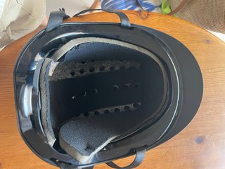Casco infantil equitación negro talla s, 56 cm