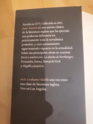 Orgullo y Prejuicio y Zombis La Clasica Novela ...