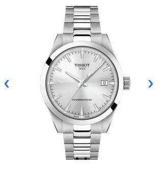 Reloj Tissot Powermatic 80 Plata
